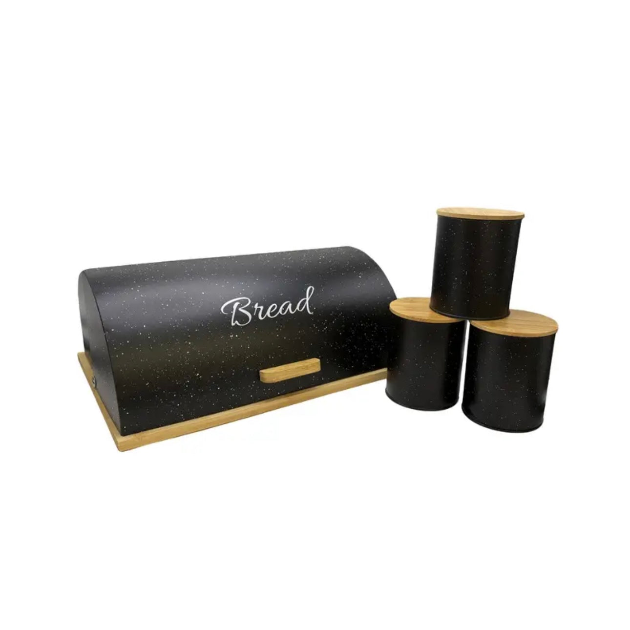 Zenora Bamboo & Iron Flip-Top Storage Box Set