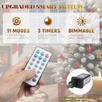 Zenora 6FT Pre-Lit Snow Flocked Christmas Tree