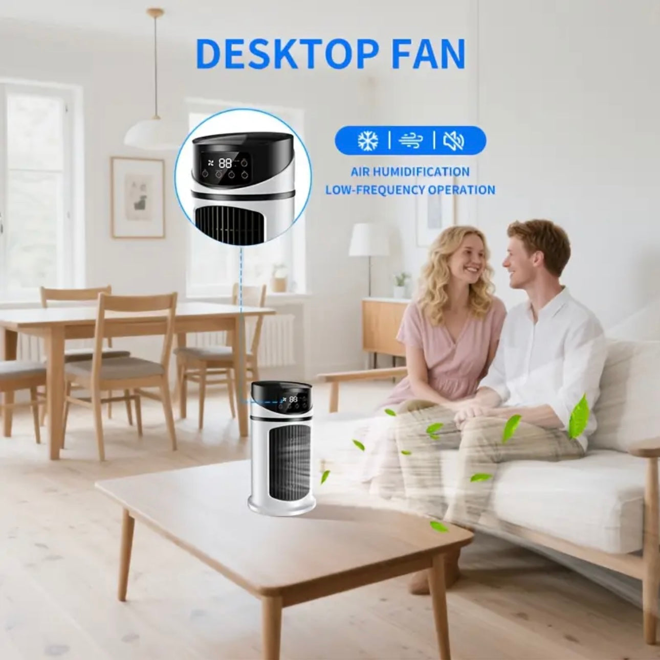 Zenora 3-in-1 Portable Humidifier & Cooling Fan