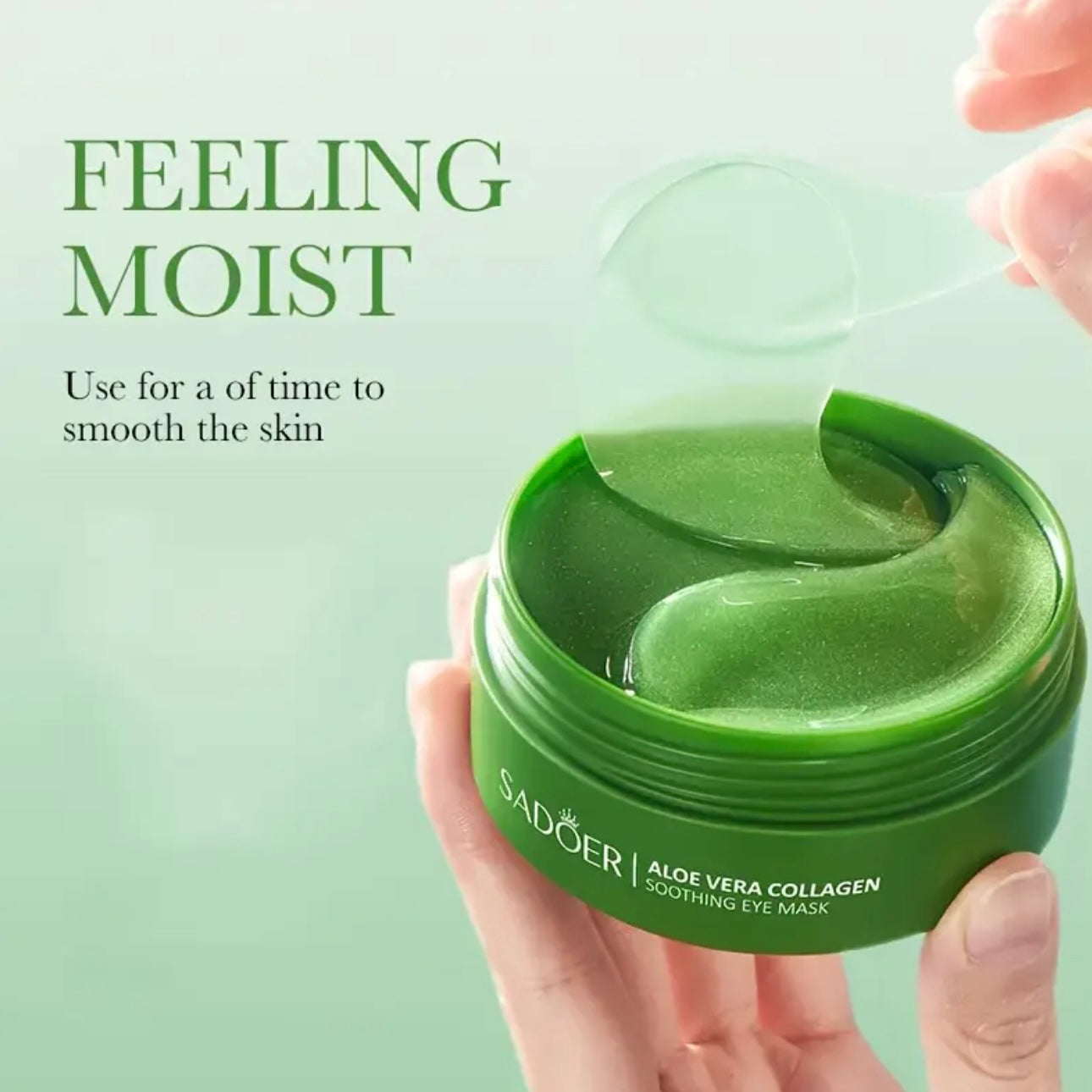 SADOER Aloe Vera Collagen Crystal Eye Mask – 6 Box Set