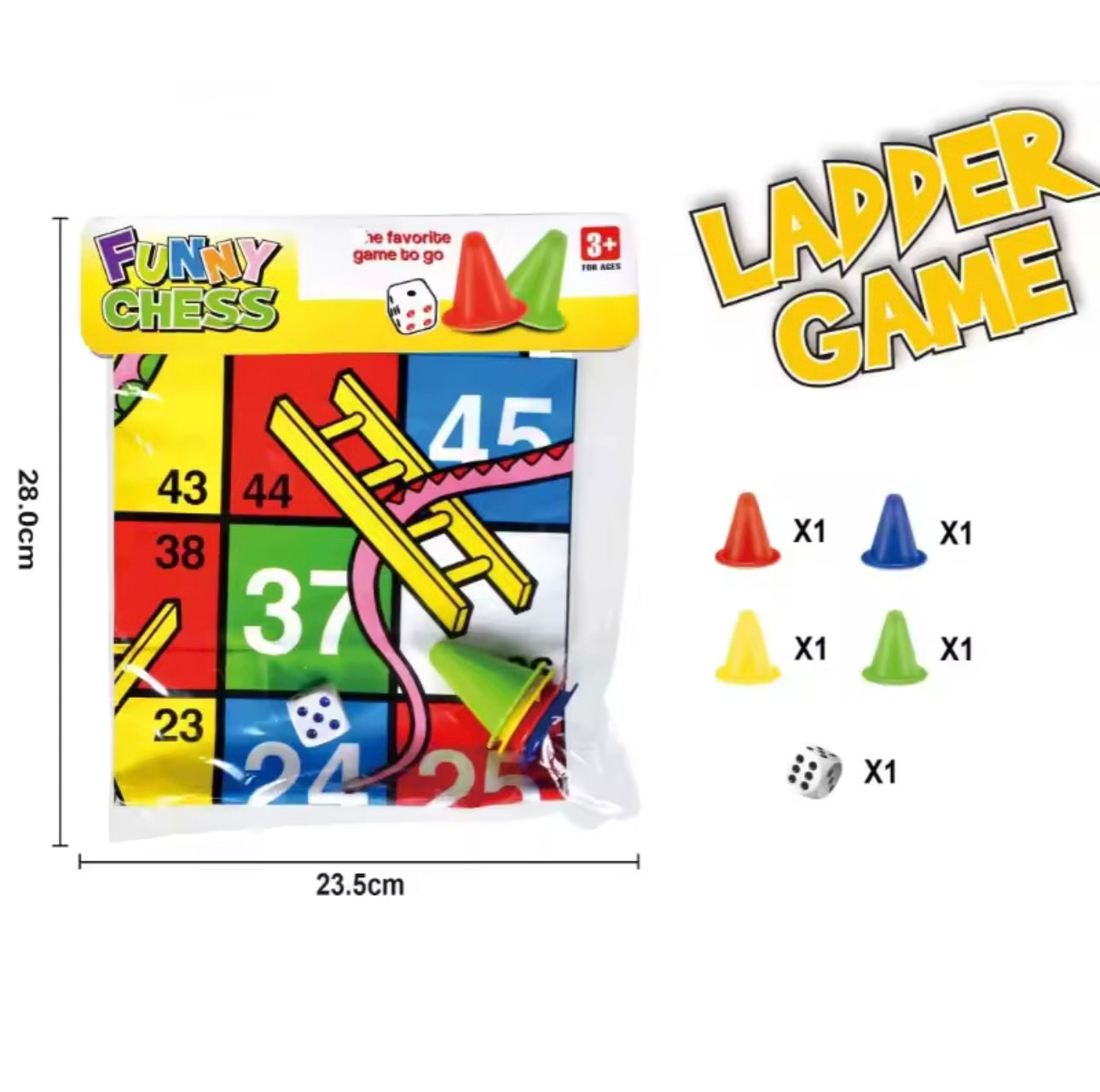 Zenora Snakes and Ladders & Ludo Board Game For Kids & Family Game Set
