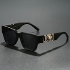 Vintage Large Square Frame Fashion Glasses