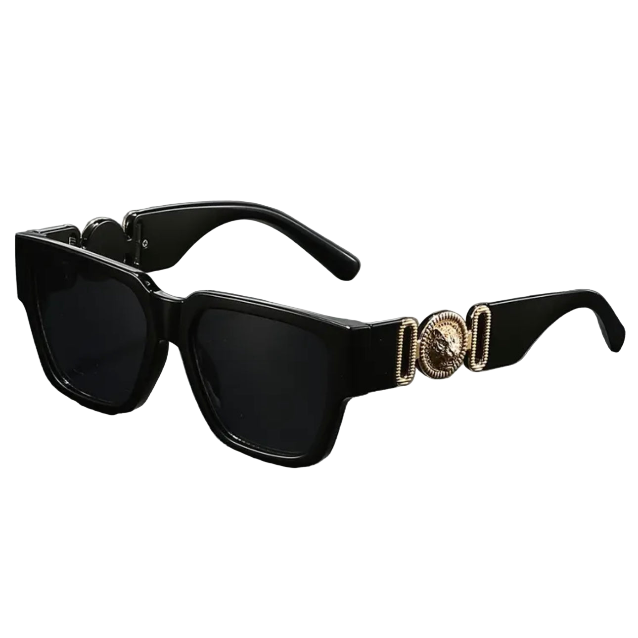 Vintage Large Square Frame Fashion Glasses