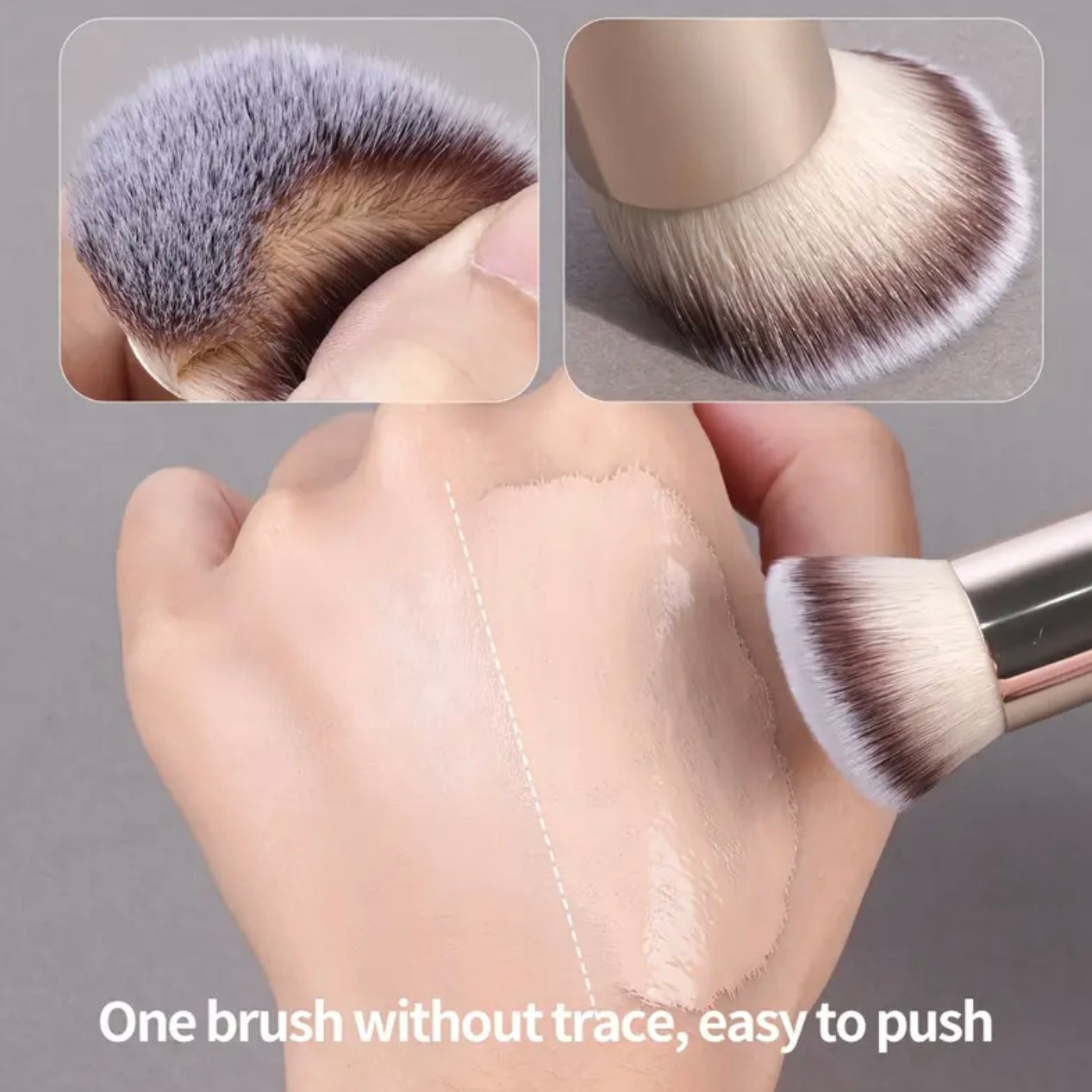 Zenora MAANGE 7pcs Makeup Brush & 12pcs Puff Set with Felt Bag