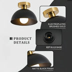 Modern Nordic White & Gold Ceiling Light Fixture