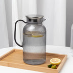 Zenora 2000ml Large Glass-Like Thermal Water Bottle