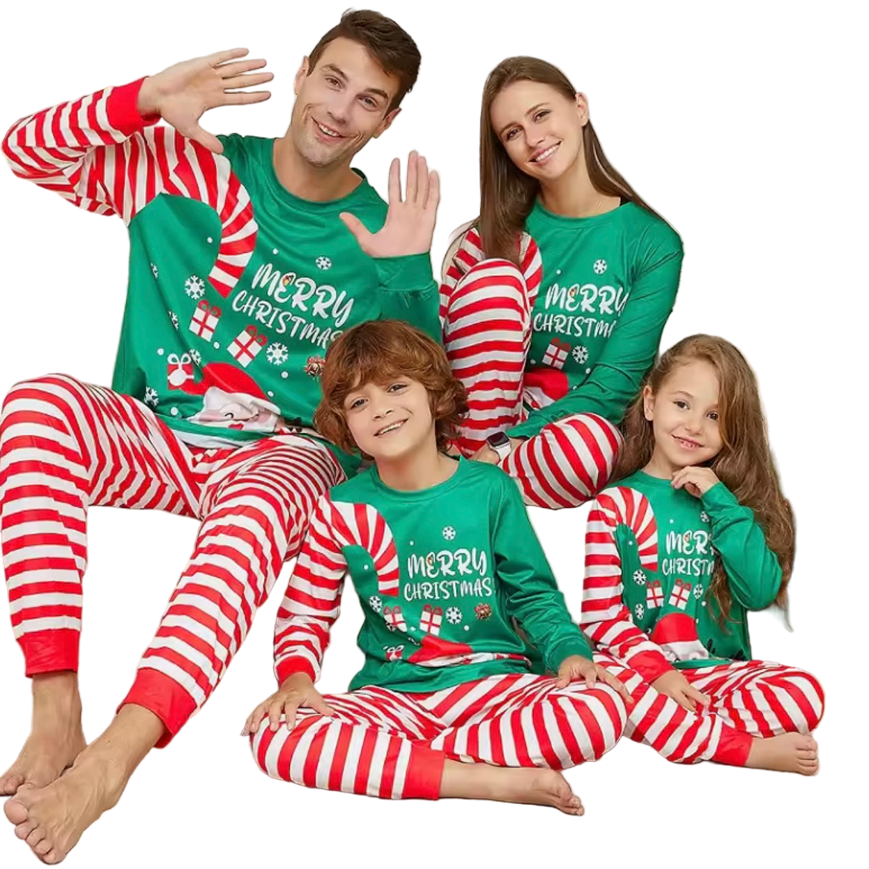 Zenora 2025 Christmas Family Matching Pajama Set (Adults, Kids, Baby & Dog)
