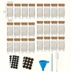 Zenora 12/24pcs Spice Jar Set