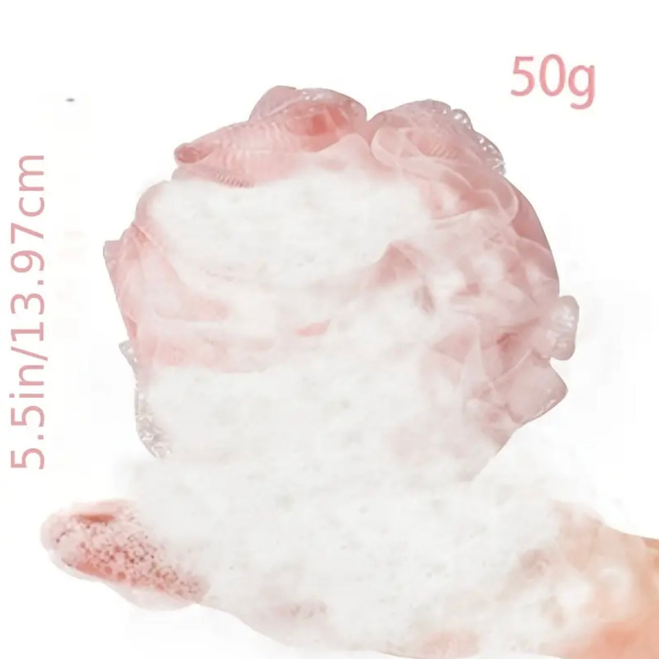 Zenora 4pcs Soft Exfoliating Bath Sponge Set