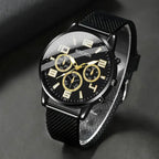 MSCXDK 10pcs Men’s Luxury Fashion Quartz Watch Set