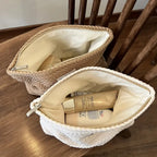 Zenora Woven Travel Makeup Pouch