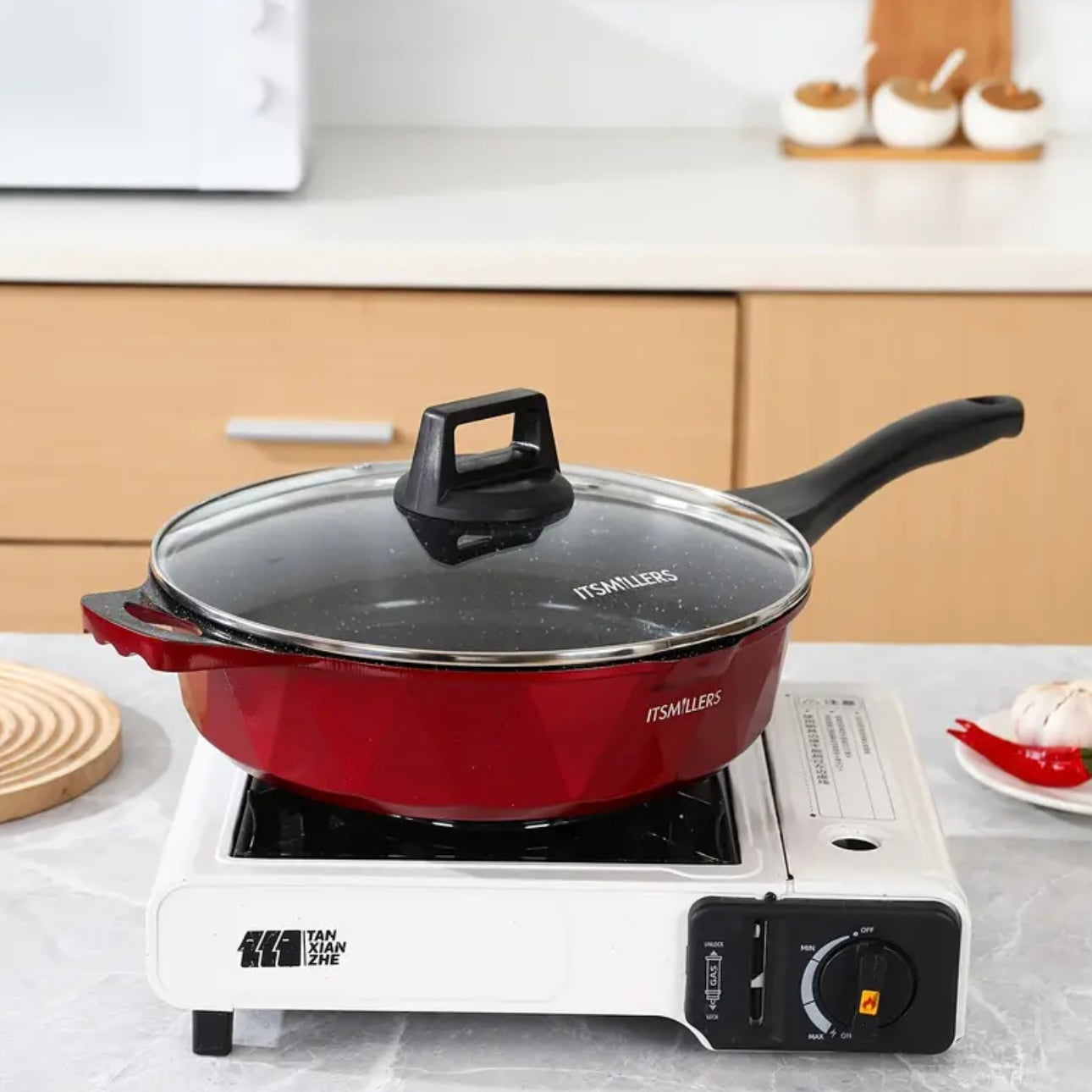 Zenora Multi-Piece Ceramic-Coated Cookware Set