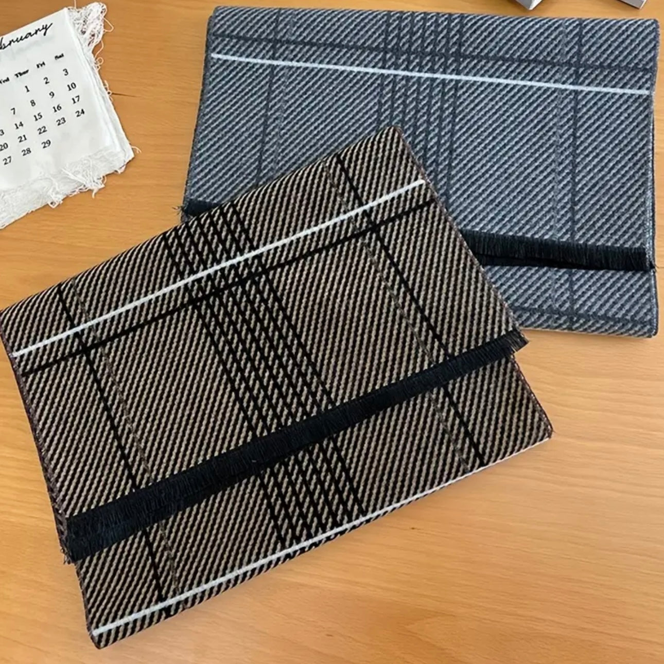 Unisex Winter Thick Warm Velvet Scarf