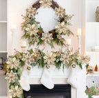 Zenora 21pcs Christmas Artificial Flower & Berry Bouquet Set