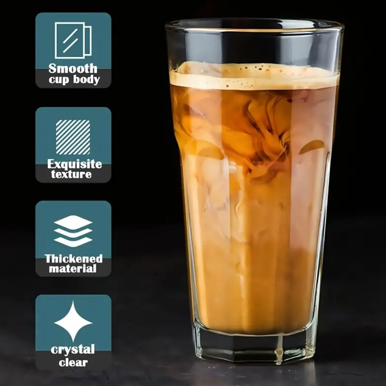 Zenora 6pcs Vintage Highball Glassware Set