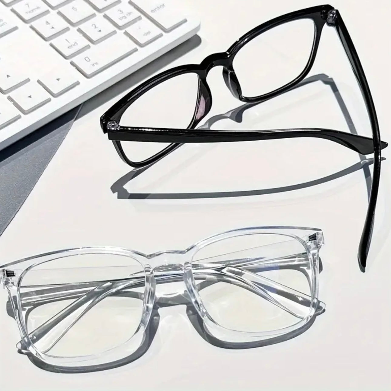 2 Pairs of Stylish Fashion Glasses