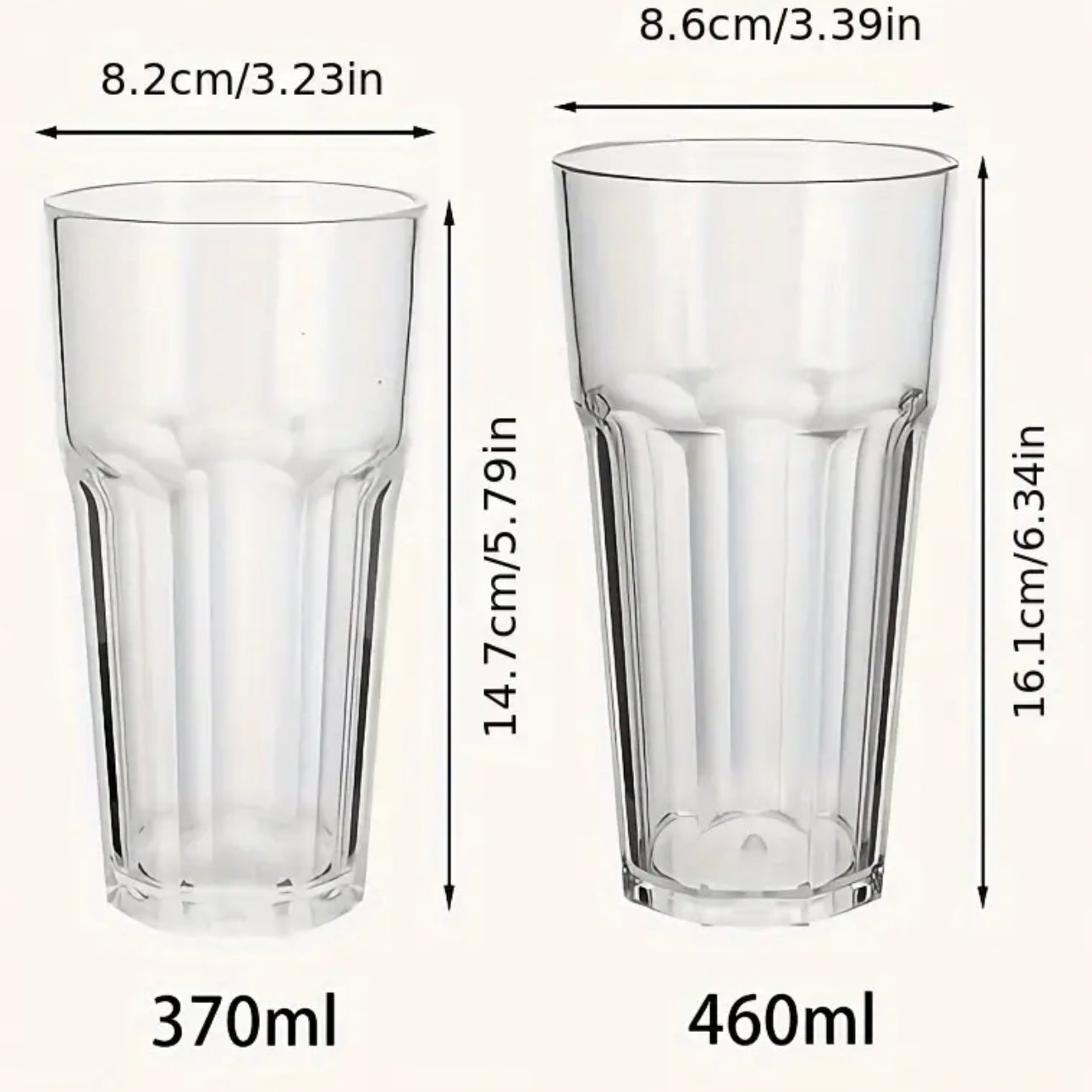 Zenora 6pcs Vintage Highball Glassware Set