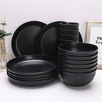 Zenora 18-Piece Durable Reusable Tableware Set