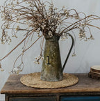 Zenora 10-Piece Natural Wheat Straw Placemat Set