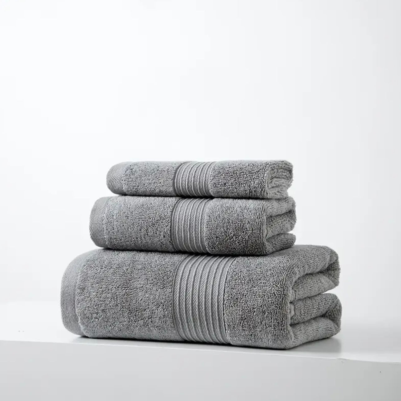 Zenora 3pcs 100% Cotton Luxury Towel Set