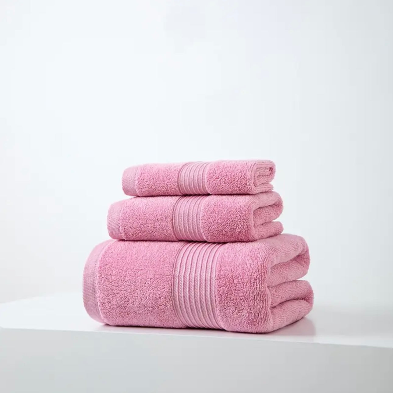 Zenora 3pcs 100% Cotton Luxury Towel Set