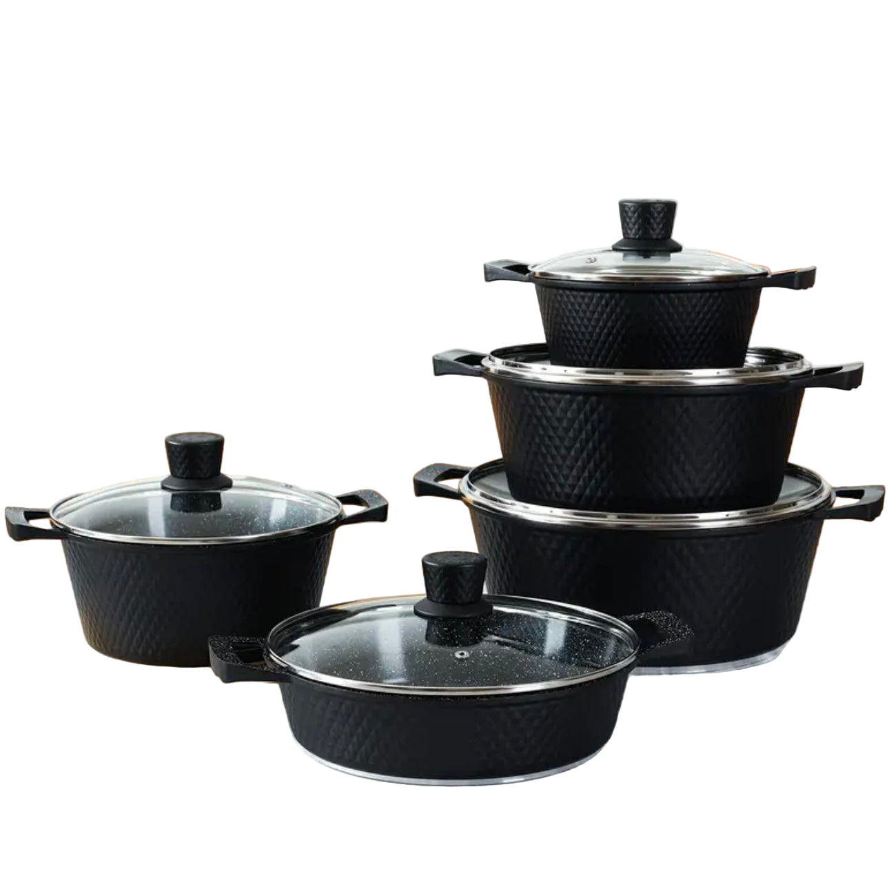 Zenora Multi-Piece Maifanstone Coating Soup Pot Set