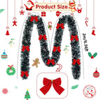 Zenora Artificial Christmas Garland with Bowknot