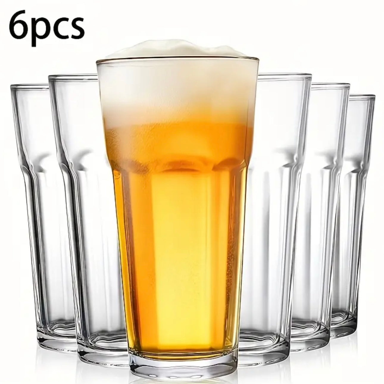 Zenora 6pcs Vintage Highball Glassware Set