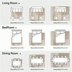 Zenora Velvet Floral Washable Modern Mat