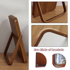 Zenora Natural Bamboo Wood Full-Length Foldable Mirror