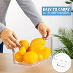 Zenora 4pcs Clear Drawer Organizer Bins