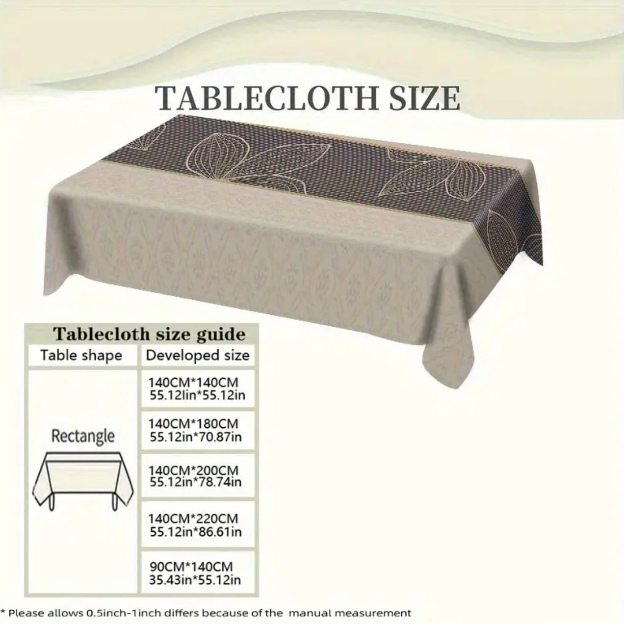 Zenora Vintage Bohemian Floral Tablecloth