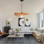 Zenora Rustic Vintage Woven Chandelier