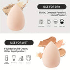 Zenora 18pcs Professional Makeup Brush Set with Velvet Bag and Beauty Spong