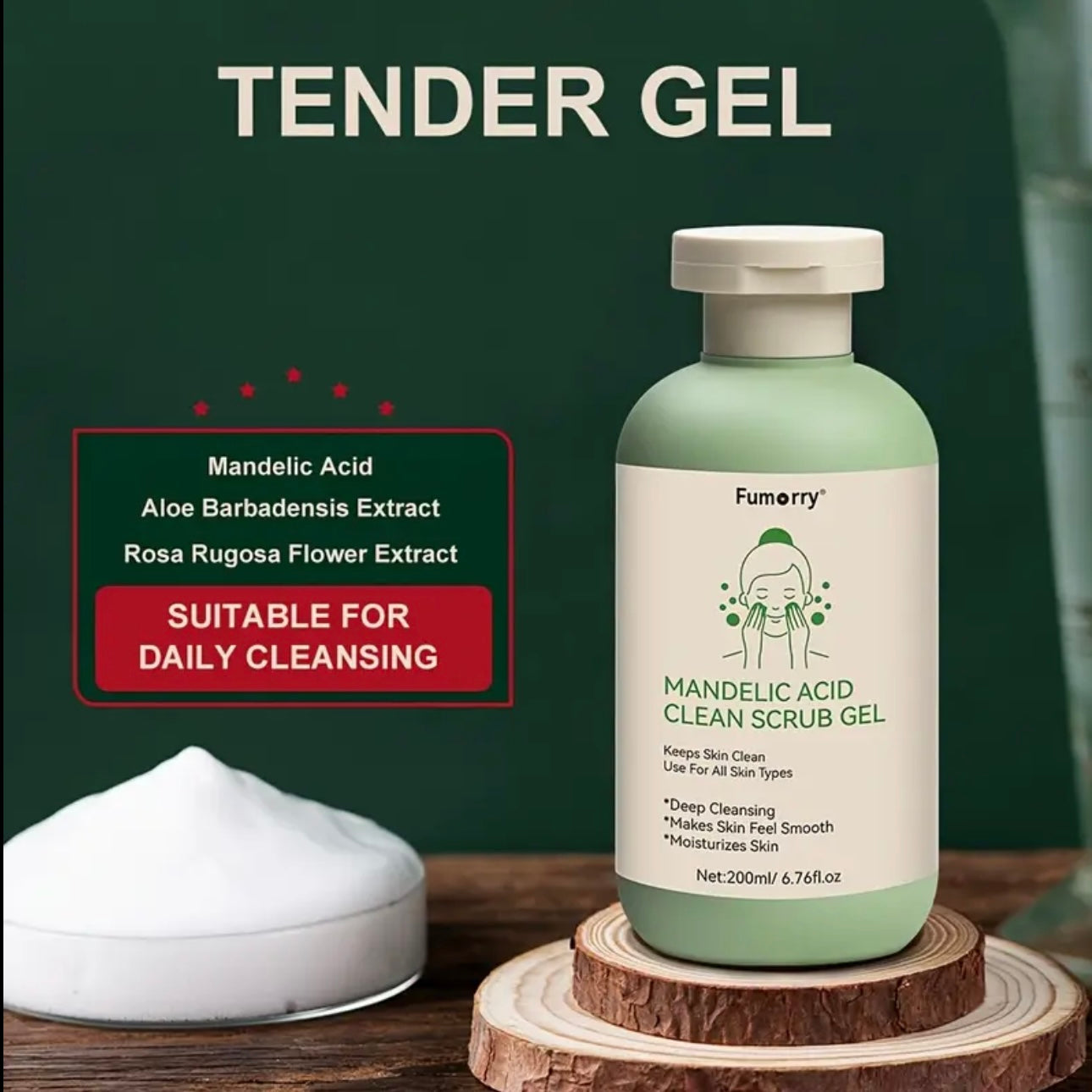 Zenora Deep Cleansing Exfoliating Gel 200ml