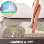 Zenora 4-Piece Modern Minimalist Bathroom Mat Set