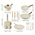 Zenora 12-Piece Non-Stick Cookware Set