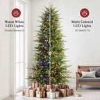 Zenora 6.5FT Pre-Lit Aspen Noble Fir Artificial Christmas Tree