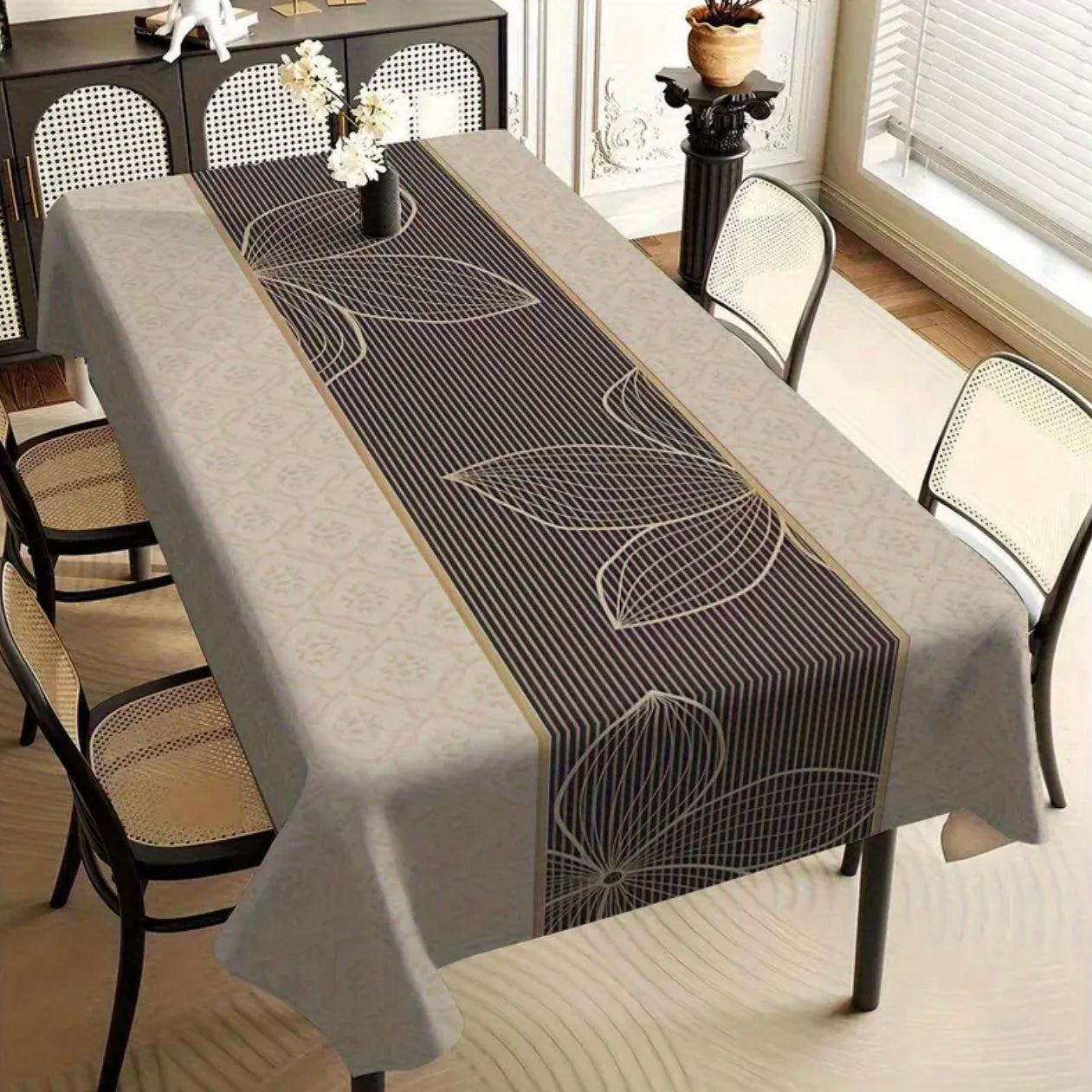 Zenora Vintage Bohemian Floral Tablecloth