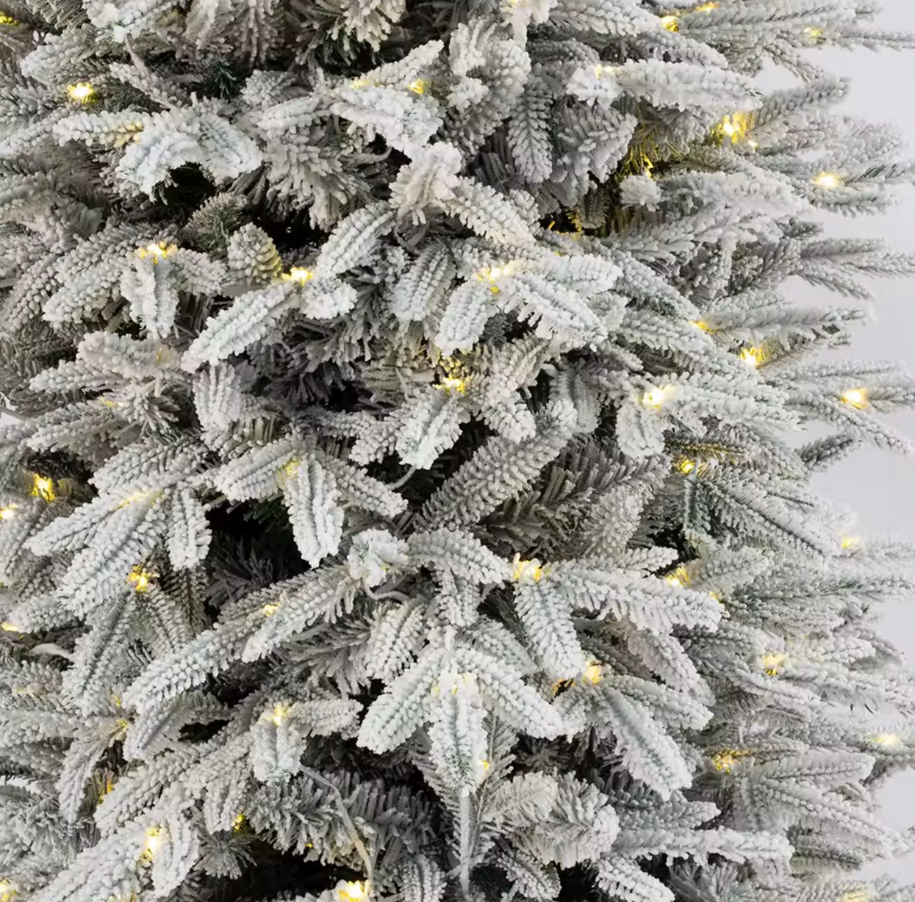 Zenora Pre-Lit Snow Flocked Christmas Tree