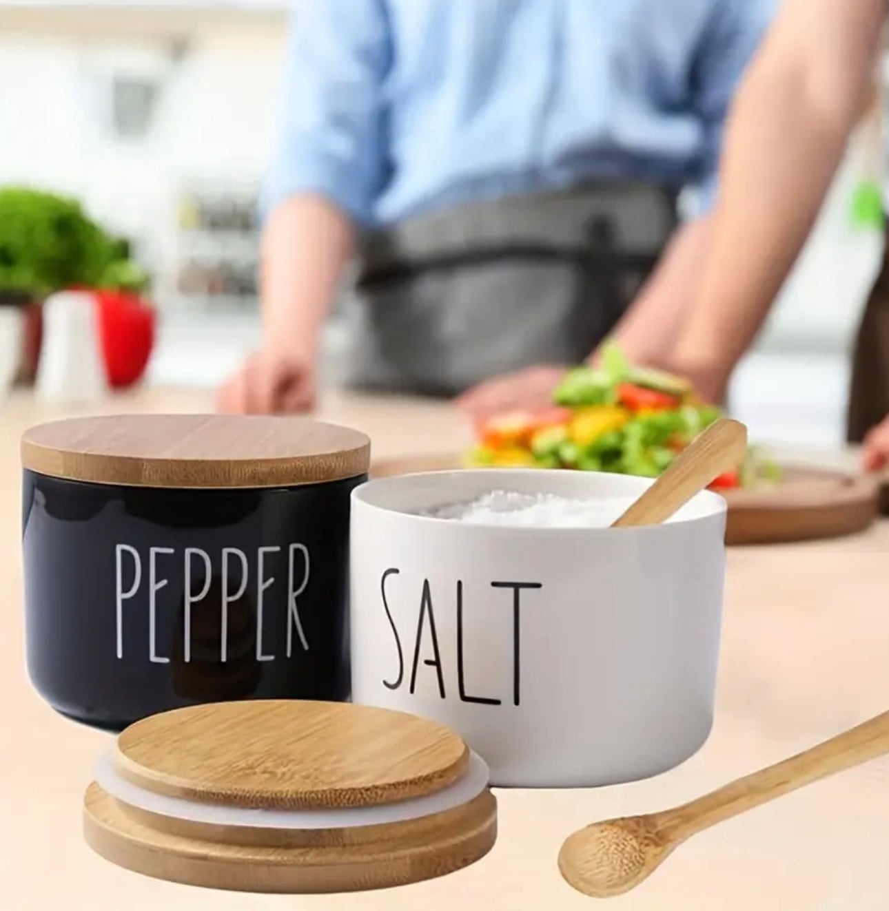 Zenora Ceramic Salt & Pepper Bowl Set