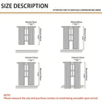 Zenora 2-Piece Modern Geometric Blackout Curtains