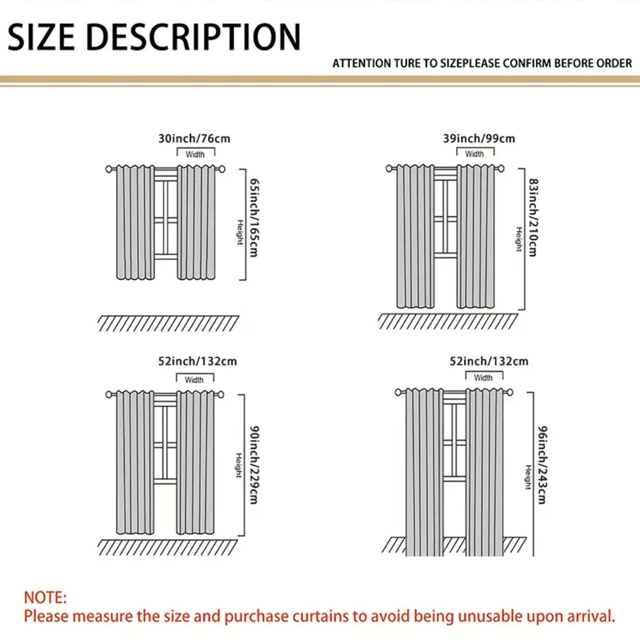 Zenora 2-Piece Modern Geometric Blackout Curtains