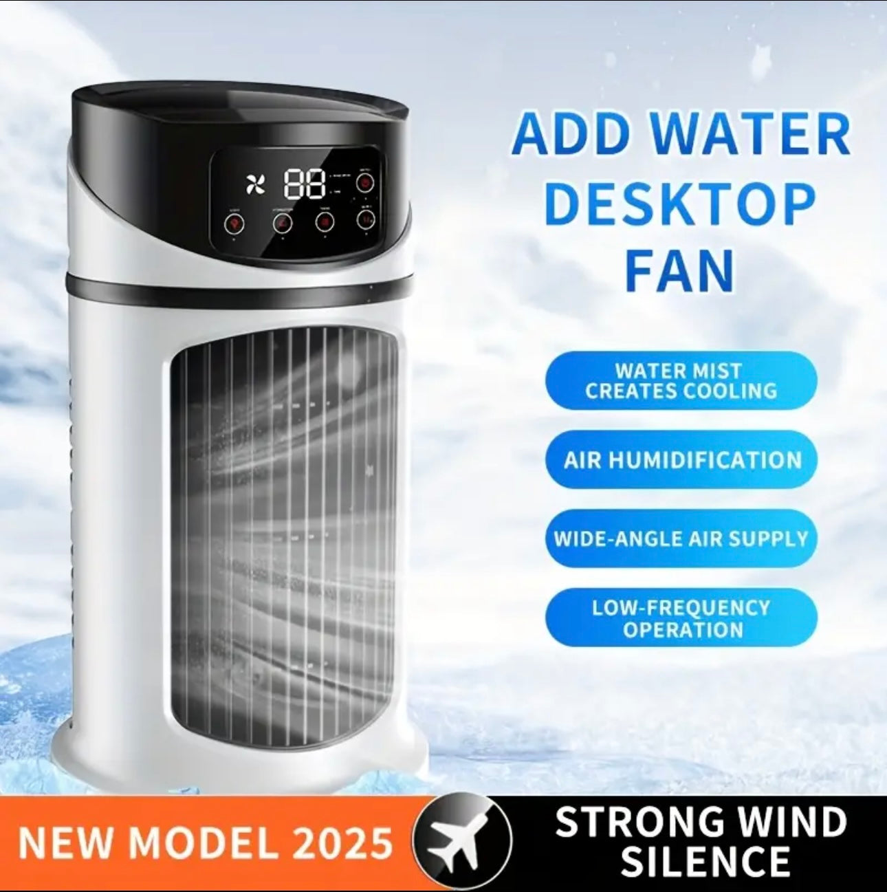 Zenora 3-in-1 Portable Humidifier & Cooling Fan