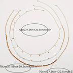 3-Piece Boho Beaded Waist Chain Set — Pearl & Charm Edition