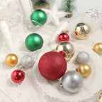 Zenora 24pcs Christmas Ball Hanging Ornaments