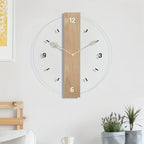 Zenora Glowtick Modern Minimalist Wall Cloc