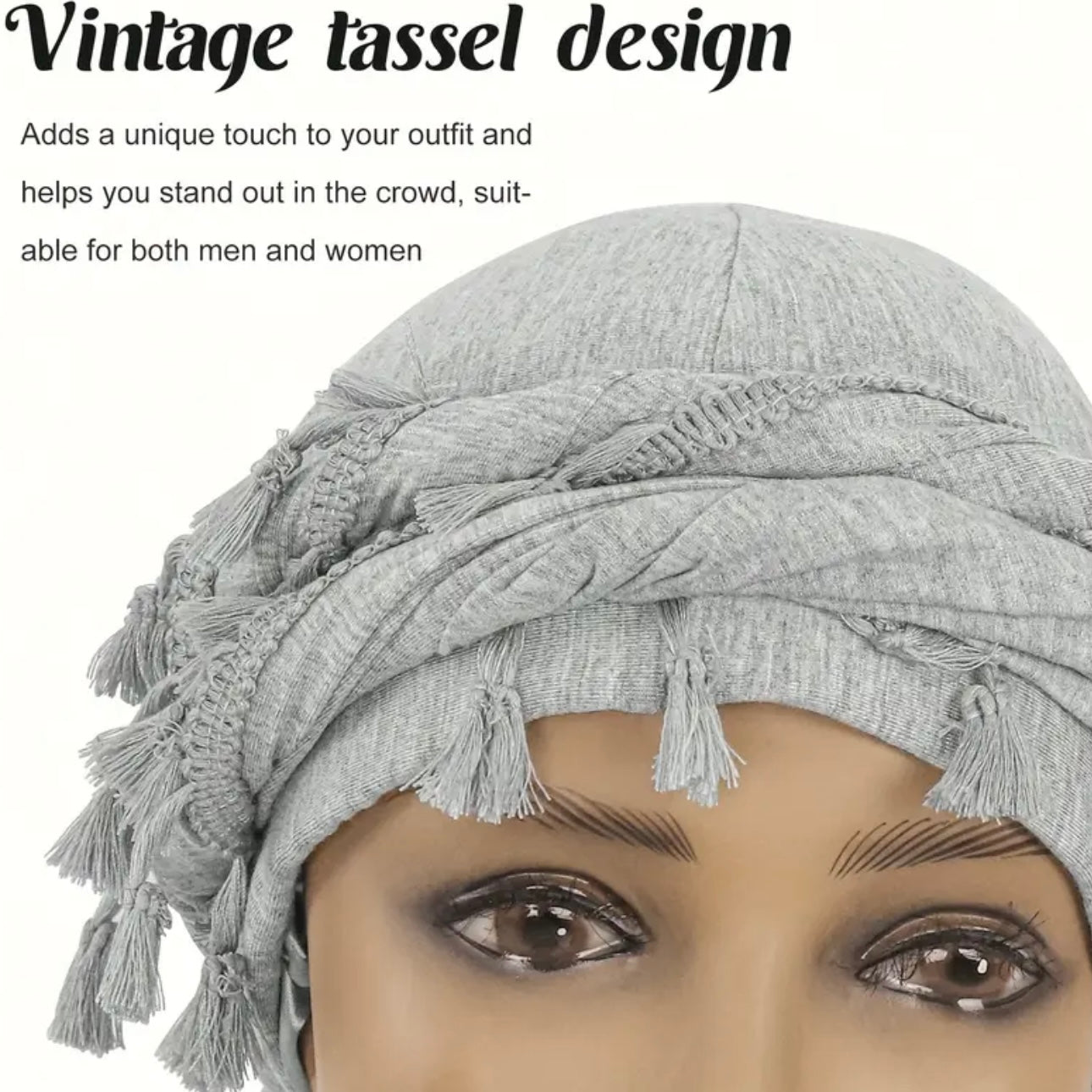 4pcs Funky Retro Tassel Headbands & Pirate Hats