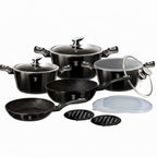 Zenora Berlinger Haus 13-Piece Marble Coating Smart Lid Cookware Set