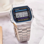 Casio Retro Square Digital Watch – A168 Series Vintage Quartz
